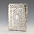 1882 British antique sterling silver card case, 57g, boxed, excellent condition, Frederick Marson